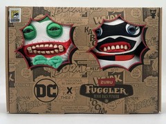 FUGGLER ZURU JOKER & HARLEY QUINN DC 2-PACK UCC PLUSH SET COMIC CON EXCLUSIVE