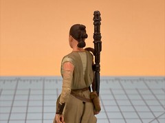 Disney Store REY ACTION FIGURE Cake TOPPER STAR WARS PVC Toy Jedi Collector