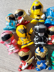 Power Rangers Legends Mini Figure Lot Set Bandai Japan Cake Topper Size Toy Rare