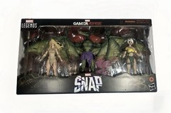 Savage Land 3 Pack SDCC Marvel Legends Gamer SNAP Rogue Shanna Sauron MISB USA