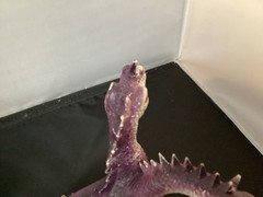 Lot Of Two Imperial Two Headed Dragons Purple & Orange