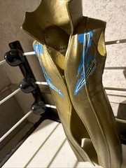 WWE Sin Cara Elite Entrance Coat X Two + Basic Figure Gold Blue Gold Black Cape