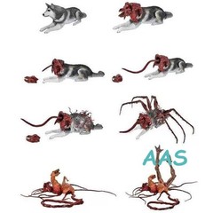 NECA The Thing Ultimate Dog Creature Set Fits Action Figure 1:12 Official 7”