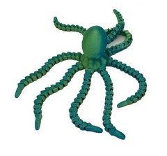 Flexible 3D Printed Octopus DIY Assembly Kit Fidget Kraken Desk Toy Made in USA