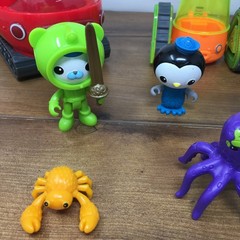 Octonauts Toy Lot Gup A Sub Gup-X Peso’s Medical Buggy Capt Barnacles Peso Dashi