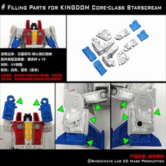 Shockwave Lab Filler Upgrade Kit For SS/Legacy/Kingdom/Titans Return/Siege