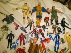COLLECTION OF OVER 100 ACTION UNKNOWN CHARACTERS FIGURES OTHERS MORE