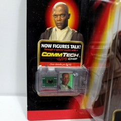Star Wars Episode I Mace Windu CommTech Jedi Coat Lightsaber Samuel L Jackson