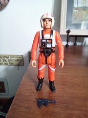 Vintage Star Wars 1978 Luke X-Wing Pilot Figure Complete KADER MIHK COO! *READ*!