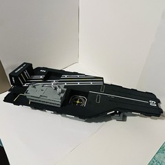 GI Joe USS Saratoga Motorized Aircraft Carrier W Box Jets Helicopter Works Video