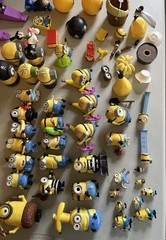 Mixed Lot Of 40 + Despicable Me Plastic Minion Toys
