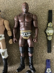 WWE Mattel Basic NXT Lot Of 8 Figures Plus Accessories TJ Perkins Garza Apollo