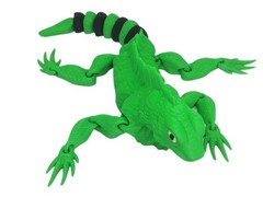 Exclusive3d Iguana Large Articulated 3d Flexible Printed Lizard 9.5″ Fidget Toy