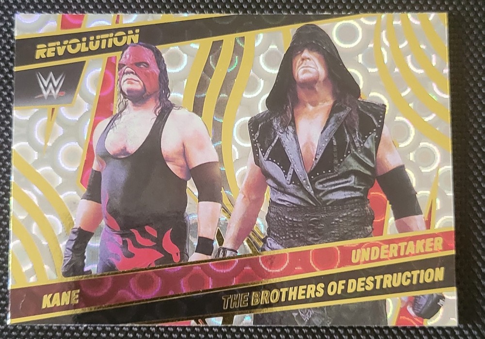 Undertaker Kane 2022 Panini Revolution WWE Wrestling Groove