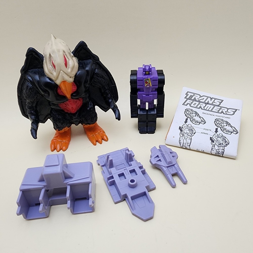 TRANSFORMERS G1 (Vtg 1989) BIRDBRAIN Pretender Monsters Monstructor [COMPLETE]