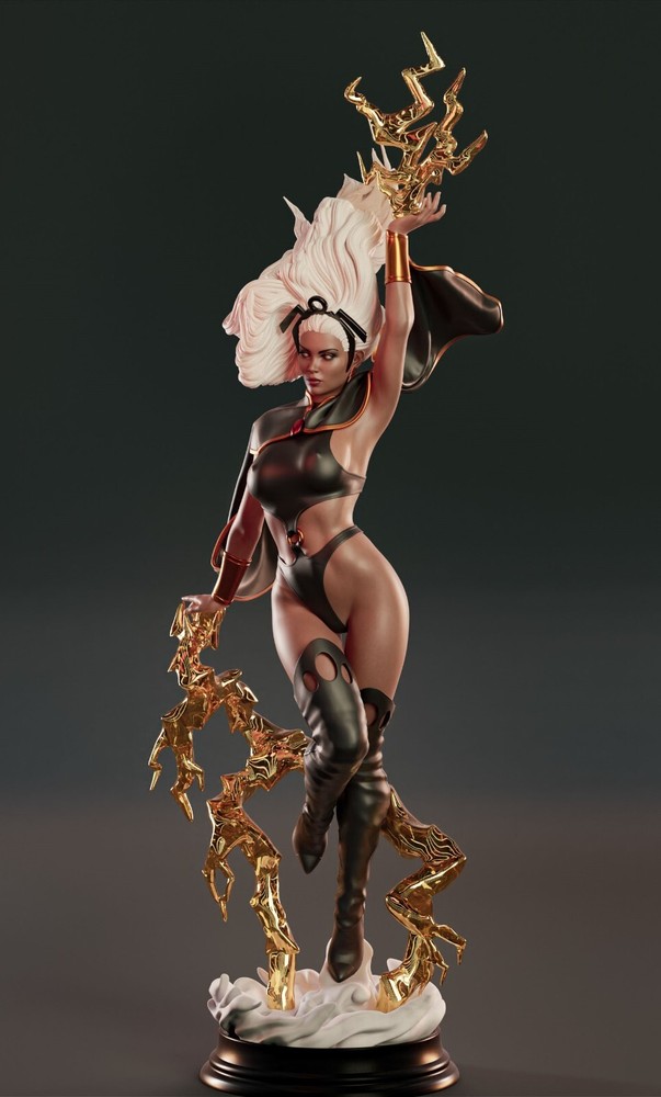 Storm Xmen Legends/3d Figure Statue 25cm Professional Hand Painted