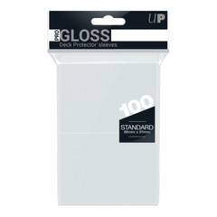 Ultra Pro – Clear PRO-Gloss Standard Deck Protector Sleeves (100 Count) | New