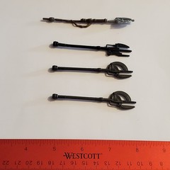1/18 Action Figure Vibro Lance Axe Lot Custom Fodder 3.75 Joytoy Star Wars