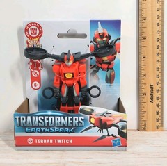 Transformers EarthSpark TERRAN TWITCH Smash to Change 4″ Action Figure Hasbro