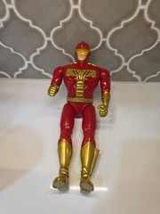 Talking Turbo Man Tiger Electronics 13.5″ Action Figure Jetpack Working 1996