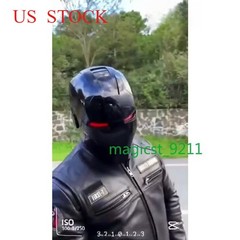 Black Iron Man 1:1 MK5 Jarvis Deformable Voice Control Wearable Helmet Full Mask