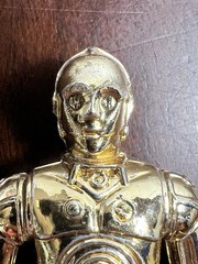 VINTAGE KENNER STAR WARS 1977 HONG KONG R2-D2 ARTOO SCOPE & C-3PO THREEPIO LOT