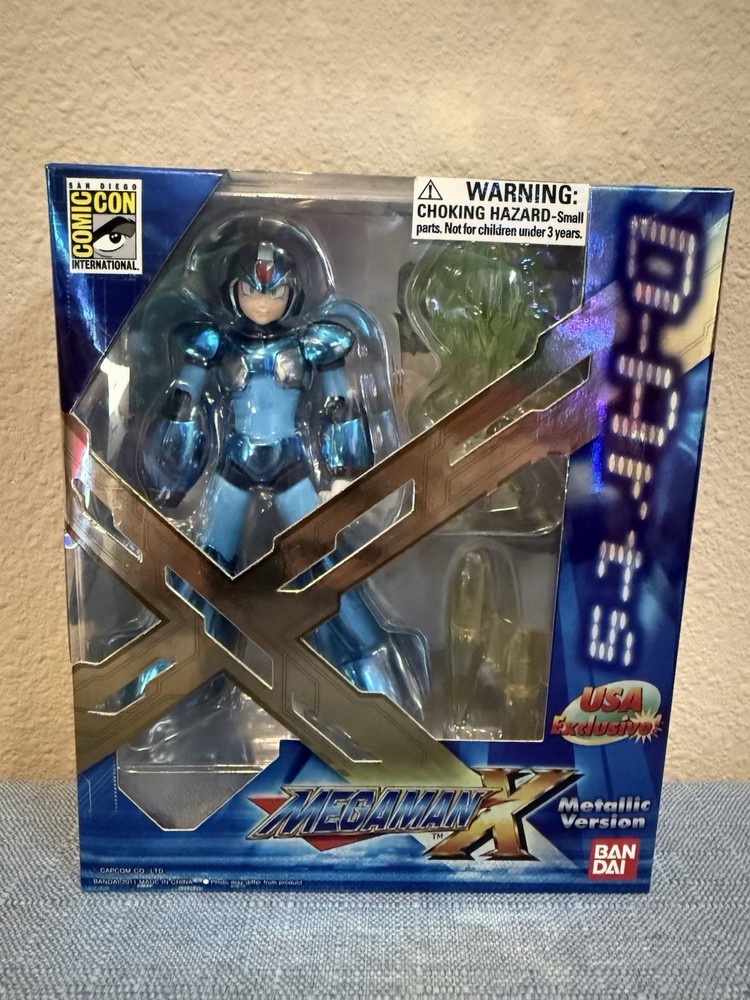 Bandai D-Arts Mega Man X (Metallic Version) action figure-2011 (SDCC) Exclusive.