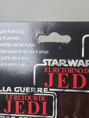 Vintage STAR WARS ROTJ Tri Logo PRINCESS LEIA COMBAT With CLIPPER CATALOG MOSC