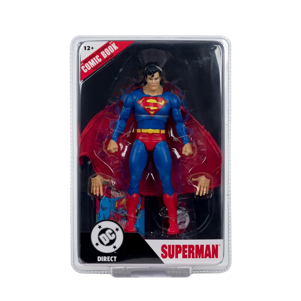 McFarlane DC Direct Page Punchers Superman (Zero Hour) 7in Figure with Comic