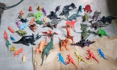 Big Variety Lot Of 50+ Dinosaurs Multiple Sizes From Miniature To Small 1”-5”