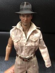 1/6 Custom Indiana Jones Harrison Ford Suit BD for body Action Figure 12 inch