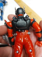 Karmen Rider BLUE KNIGHT and RED FIGURE As Shown R42 6 Inch Lot Of 2