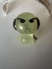 VTG Karma Kidz Angry Mini Action Figure Green Capsule Toy Miniature W/ Inserts