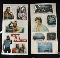 Vintage 1980-90s TV / Movie Items – Dick Tracy Purse – A Team Knight Rider More