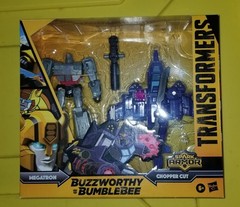 Transformers Cyberverse Power of Spark – Megatron & Chopper Cut Action Figure