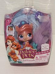 Disney Princess Palace Pets Furry Tail Friends Treasure Ariel’s Kitty NOS in Pkg