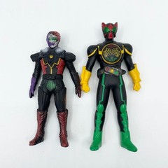 Kamen Rider Sofubi Figure Set 10pc Vintage Collectible Large 11cm 13cm