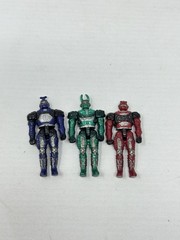 Beetleborgs Green Blue Red 6″ Action Figures Bandai 1996 Lot Of 3