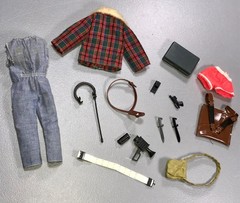 Vintage 1971 Mattel Big Jim Uniforms Accessories Mixed Lot