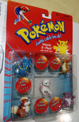 1999 Hasbro Pokemon Gotta Catch em all Movie 5 Figure Pack With Battle Discs