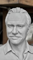 Better Call Saul / Breaking Bad Lalo Salamanca 3d printed Bust 6.5 inches Gray