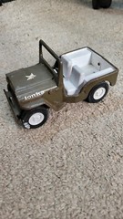 Vintage Tonka Military Green Jeep – Die Cast – 6 Inches