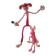 Roger Rabbit Style Bendables 10” 5″ Figures 80s Toys Character Cartoon Vintage