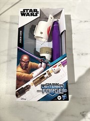 STAR WARS LIGHTSABER FORGE MACE WINDU PURPLE JEDI CUSTOMIZABLE Disney