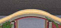 2005 Learning Curve Britt Allcroft Wooden Thomas Train Arched Stone Bridge