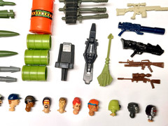 GI Joe Action Figure ARAH Weapons Parts Accessories Gun 80s 90s Lot Vehicle Base