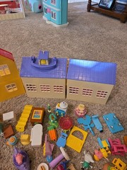 Peppa Pig Toy Lot 3 Houses 30 Figures 40 Accessories