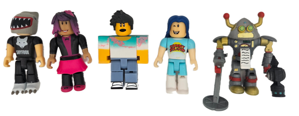 Roblox Collectible Action Figures Lot of 5 Figures Accessories No Codes
