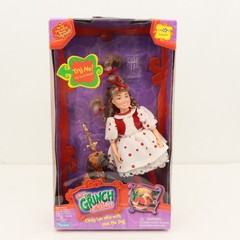 2000 Playmates Grinch Cindy Lou Who with Max the Dog Toys R Us Open Box