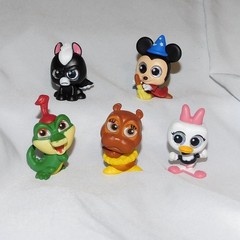 Disney Doorables 5 Figure Fantasia Complete Set Ser 11 Hippo Alligator Ostrich